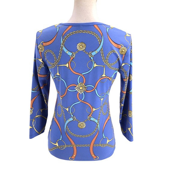 J. McLaughlin Womens Size XS Catalina Cloth Signature Tee Wrinkle Free Pullover - Picture 2 of 8